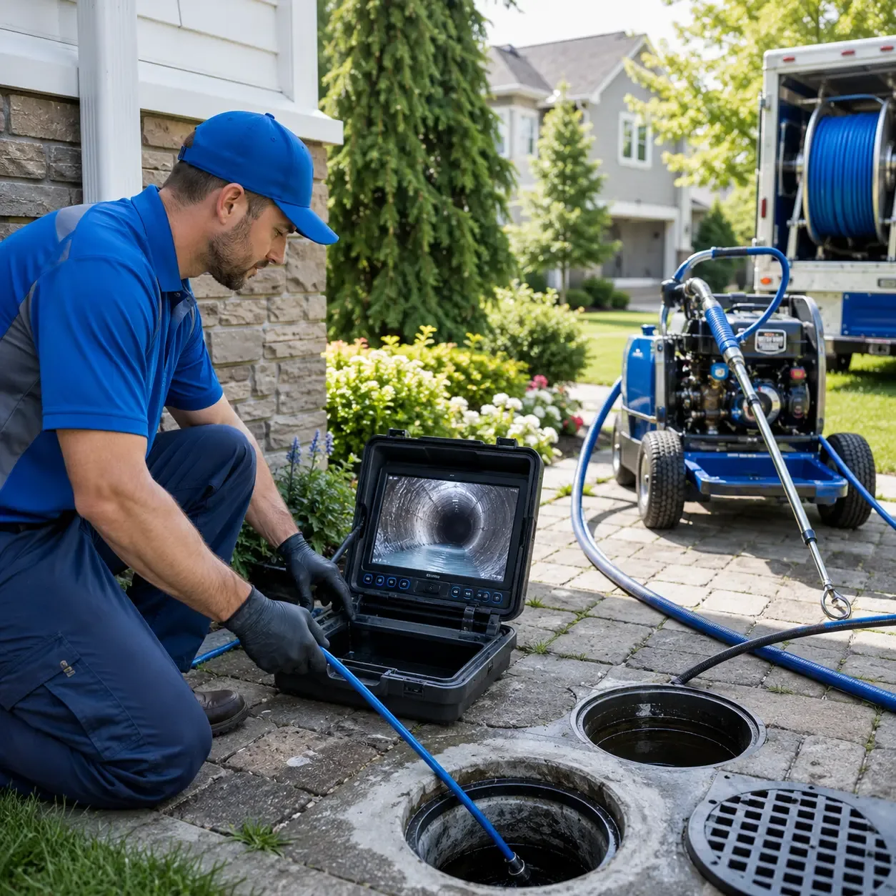 Outdoor drain cleaning professionals serving West Grove, PA